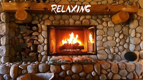 relaxing music by fireplace